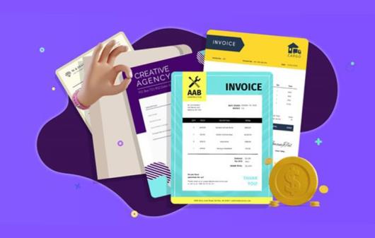 در برگه فاکتور چه مواردی را باید قرار دهیم