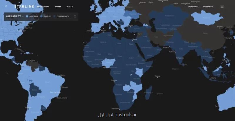 اینترنت ماهواره ای استارلینک در این کشورها قطع می شود