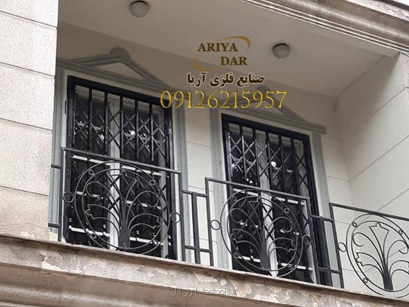 طرح های جدید حفاظ پنجره فرفورژه و ساده